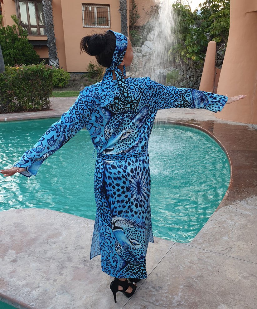 Kimono su kate – moteriškas drabužis