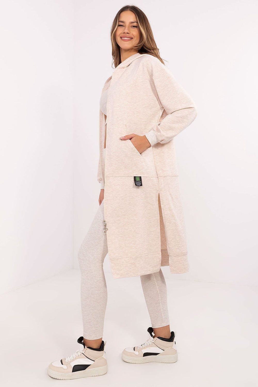 Komplektas factory price smėlio spalvos – moteriškas drabužis