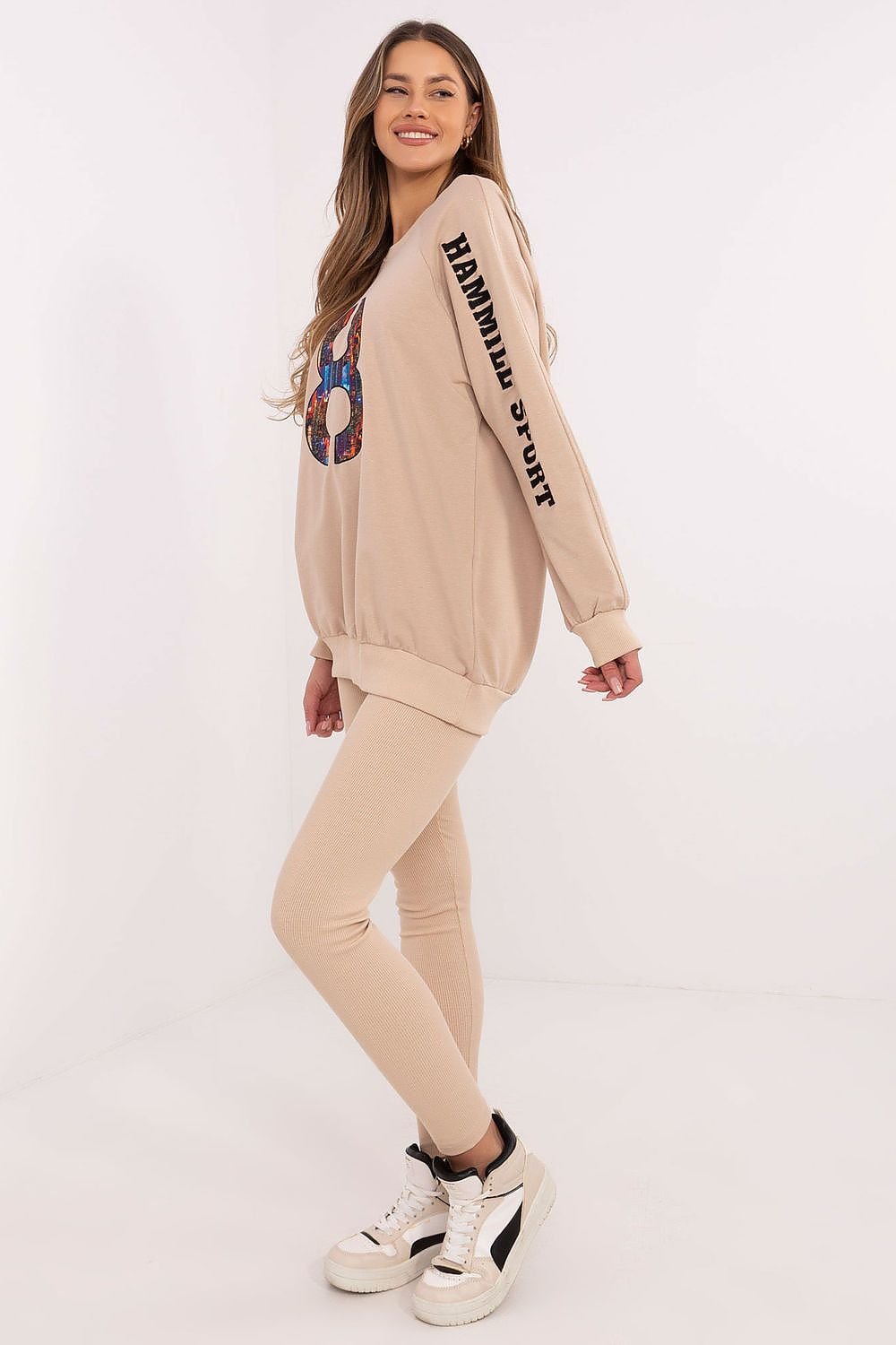 Komplektas factory price smėlio spalvos – moteriškas drabužis