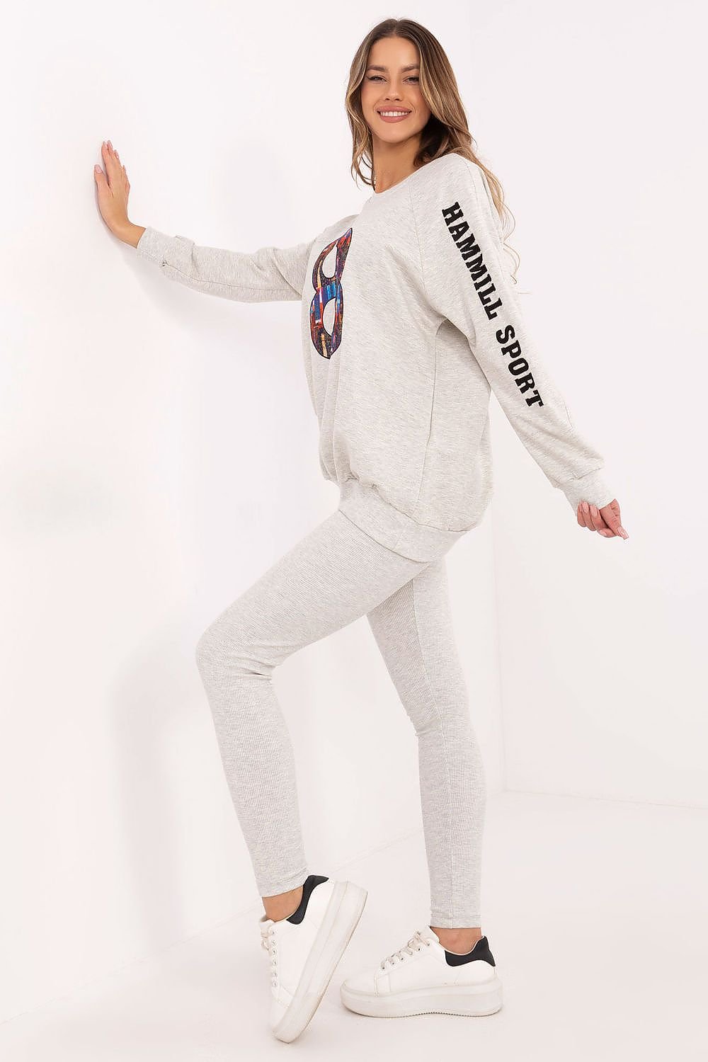 Komplektas factory price pilkas – moteriškas drabužis