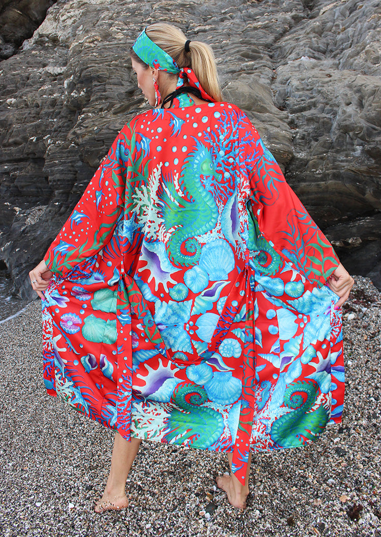 Jūrų arkliuko kimono – moteriškas drabužis