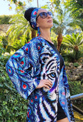 Povo ir tigro kimono – moteriškas drabužis