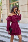 Dienos suknelė roco fashion raudona – moteriškas drabužis