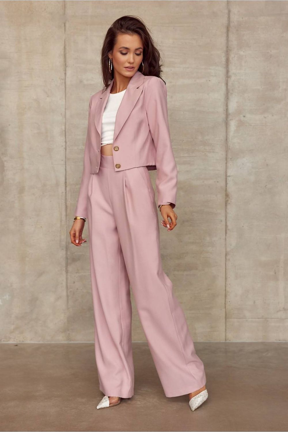 Moteriškos kelnės roco fashion rožinės – moteriškas drabužis